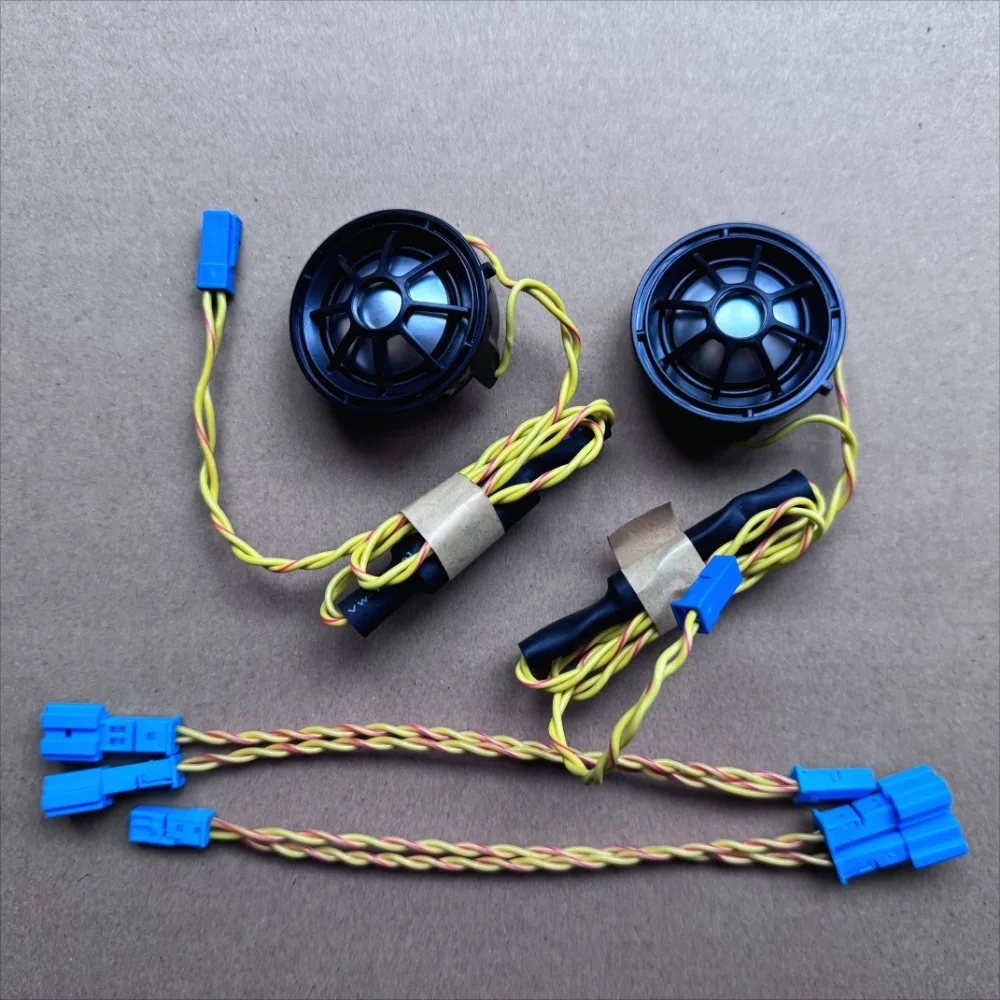 자동차 전면 문짝 트위터 스피커, BMW F30 F10 F11 F15 F16 F32 G30 E90 E70 65139184794, 하이파이 음악 스테레오 범위 주파수 경적