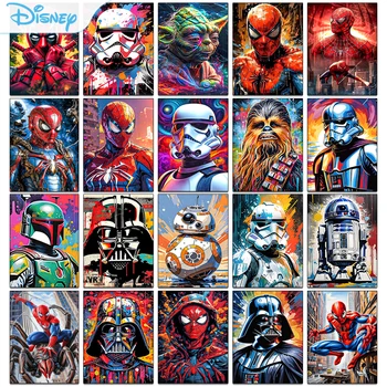 Disney-5D Diamond Painting, Star VAN, Full Square, Round Cartoon Mosaic, bal inestone Inlay, Home Decor, Perfect Gift, DIY 1