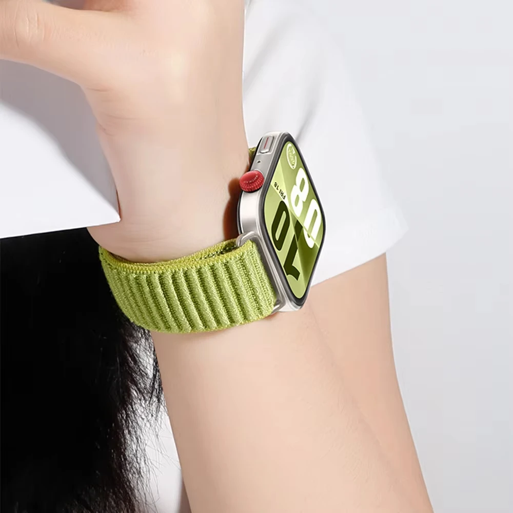 حزام حلقة نايلون رسمي لساعة Huawei Watch Fit 4 3 ح...