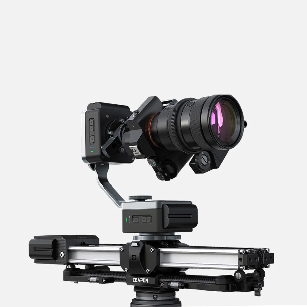 ZEAPON PS-E1 PD-E1 PONS Motorized Pan Head The Horizontal Load Up To 50 kg Single Axis Double Axis Linkage