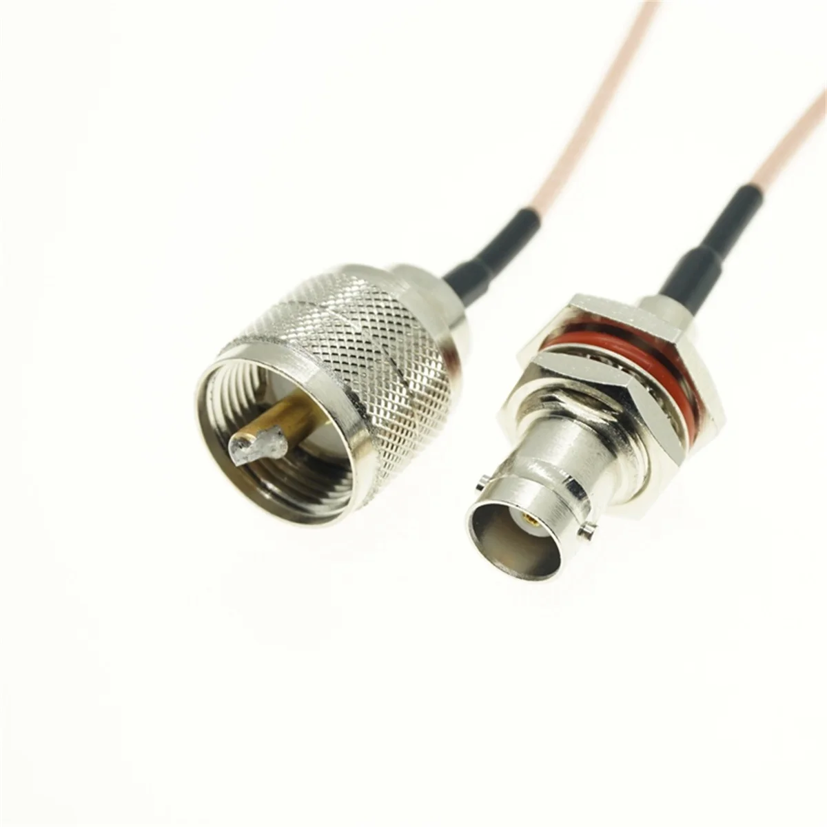 

RG316 Cable BNC Female Bulkhead to PL259 SO239 Dual UHF Male Connector RF Coaxial Pigtail Jumper Adapter