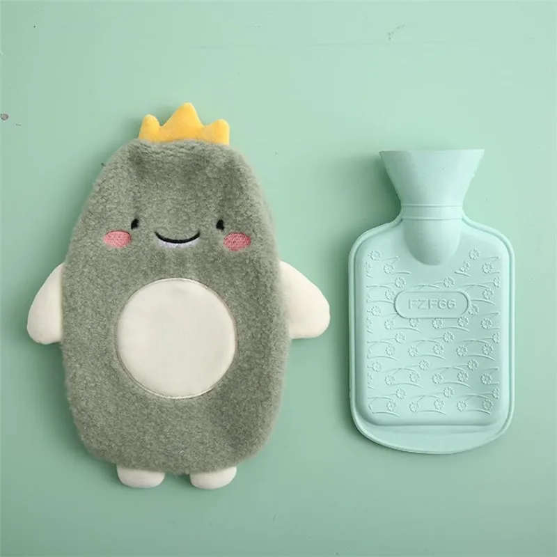 1 Piece Hand Warmer Safe Water-filling Hot Water Bottle with Koala Plush Cover Household Items 350ml Hot Water Container Winter