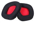 Earpads black red