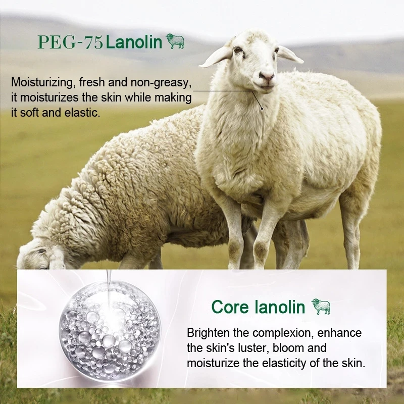 Sheep Oil Face Cream Moisturizing Cream Anti Aging Anti Wrinkle Whitening Day Face Skin Care Serum Bio Oil