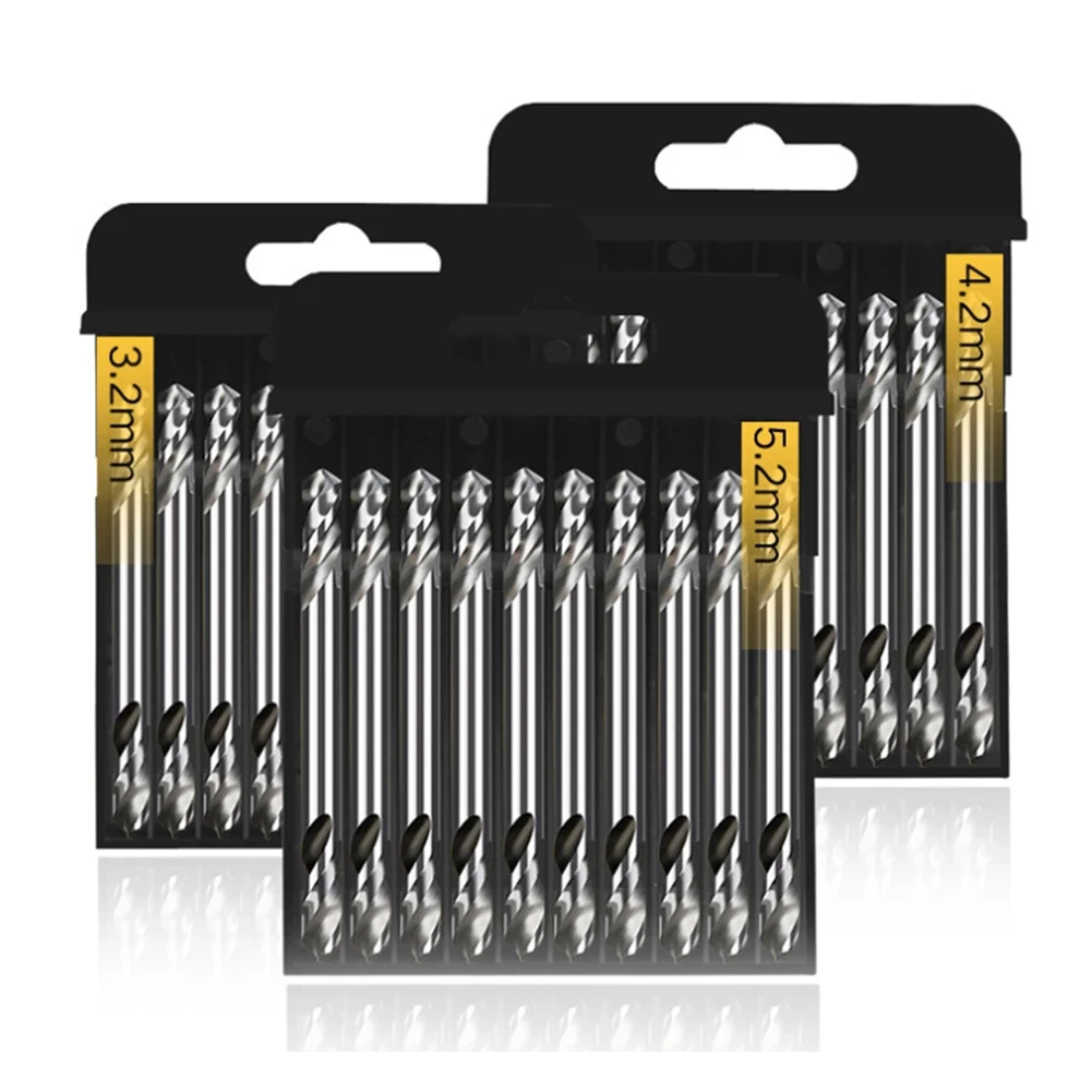 10PcssetHSSDoubleEndedSpiralTorsionDoubleEndedDrillBitsFor