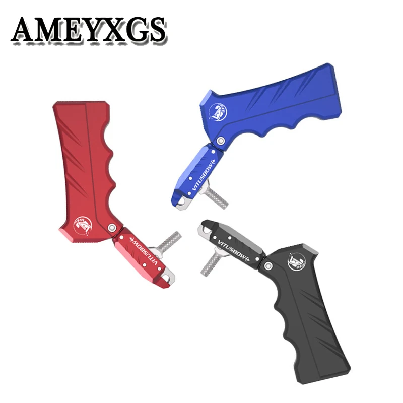 

Archery Bow Release Aid 3 Finger Thumb Release Aluminium Alloy Thumb Trigger Compound Bow Hunting Shooting Accessories