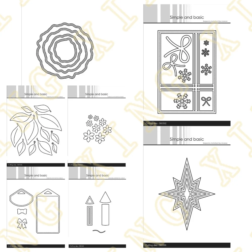 

Organic Shaped Frames Metal Cutting Die Scrapbook Embossed Paper Card Album Craft Template Cut Die Stencils New for 2023 Arrival