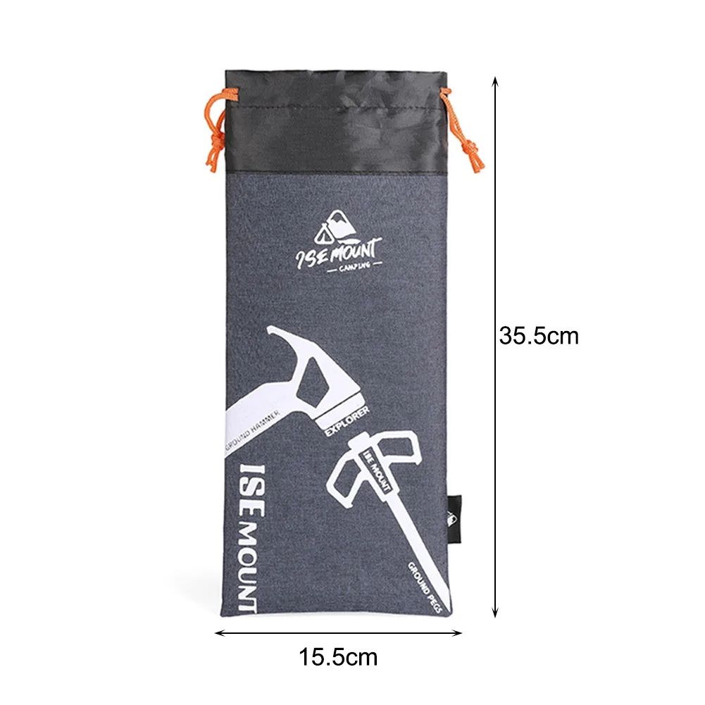 Oxford Cloth Hammer Nail Pouch Portable Camping Tent Stake Bag Drawstring Organizer Outdoor Camping Tools Tent Accessories