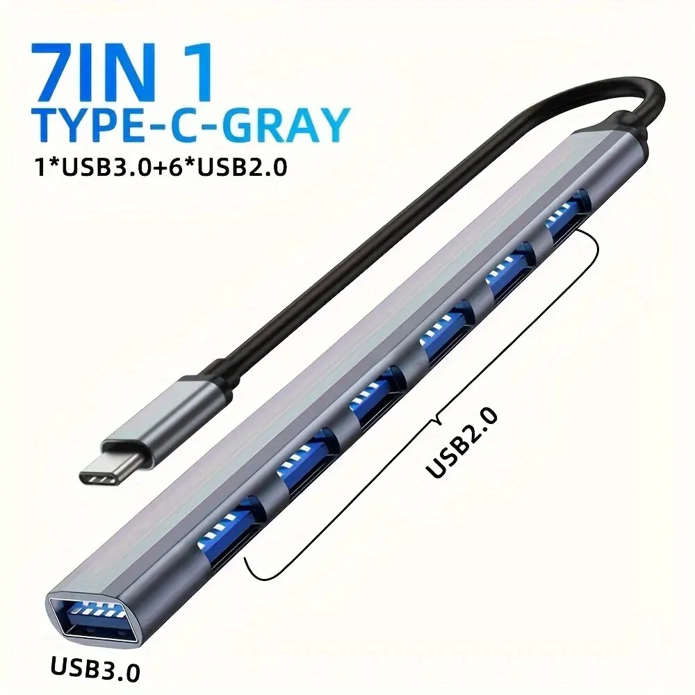 ตัวเลือกสินค้า USB 3.0 ฮับ 7 ช่อง ชาร์จ+โอนถ่ายข้อมูลเร็ว