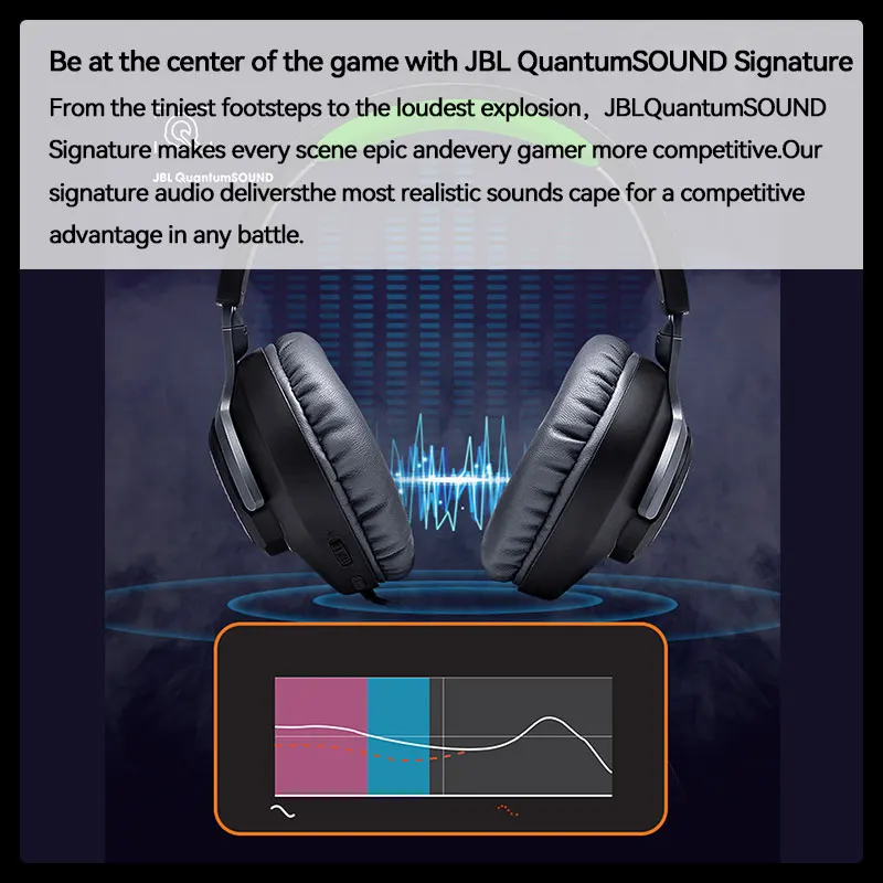 JBL Quantum 100P, Casque de jeu filaire