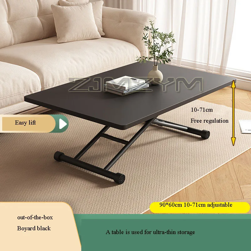 Folding Tea Table Liftable Coffee Table Multi-functional Simple Portable Computer Desk Side table Side Bed Tables Mini Home Furniture