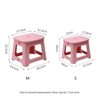 Japanese-style Portable Household Folding Stool Kids Child Plastic Stool Outdoor camping fishing stool 6