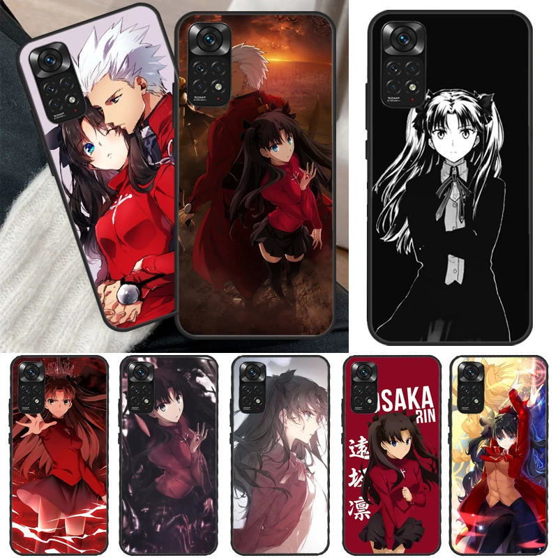 Fate Zero Tohsaka Rin Case For Xiaomi Redmi Note 10 8 9 11 Pro 8t 9s 10s 11s Redmi 10c 9c 9a 9t K50 K40 Gaming Aliexpress