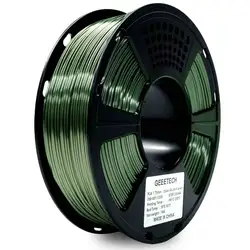 Vibrant Silk PLA 3D Printing Filament - 1kg Roll, 1.75mm, Multiple Colors, Fast Shipping (Silk Dark Green)