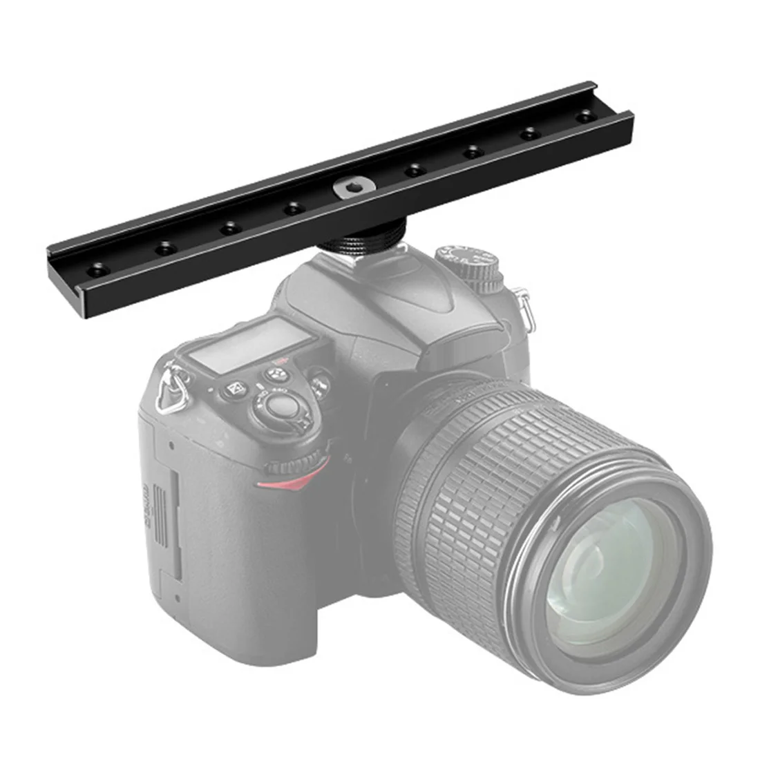 Double Cold Hot Shoe Adapter Mount Extension Holder Video Bracket for Canon for