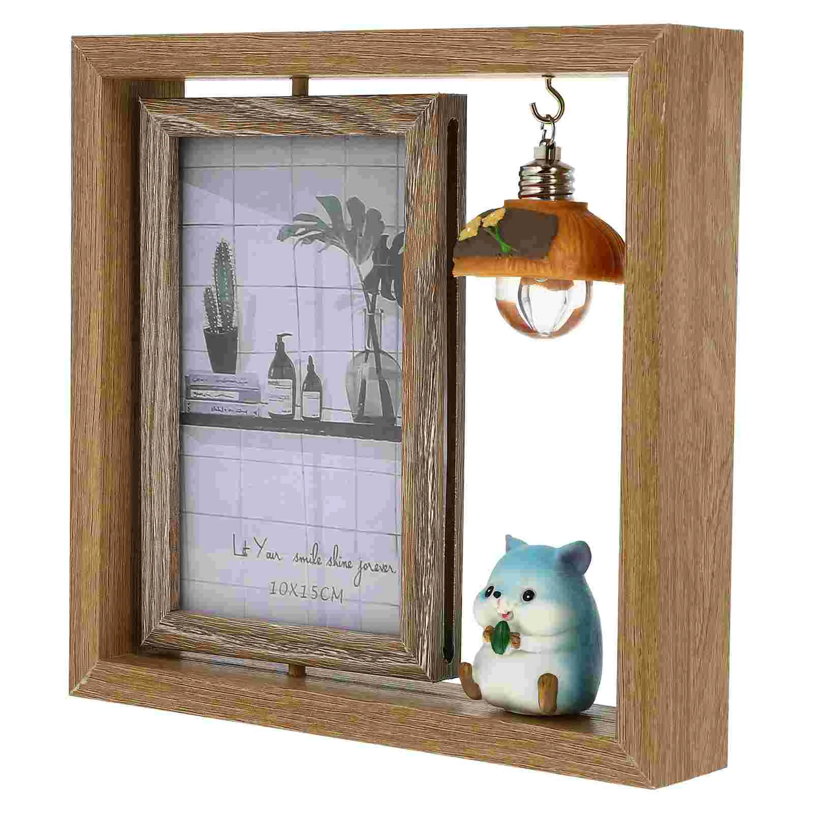 

1pc Aborable Cartton Design Photo Frame Creative Household Tabletop Adornment