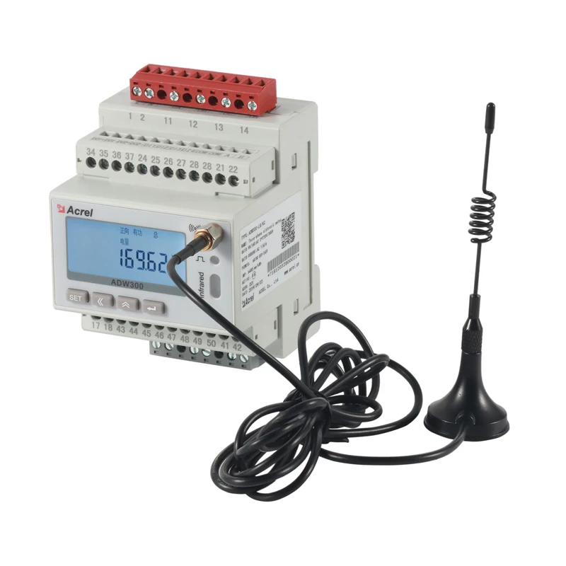 

Acrel ADW300-LW868 Wireless Din Rail 3 phase Smart digital Electricity management Electricity meter Rs485 Modbus Power Analyzer