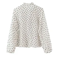 2026 new women's fashion casual temperament simple long sleeved V-neck design layered decorative shirt - Image 5