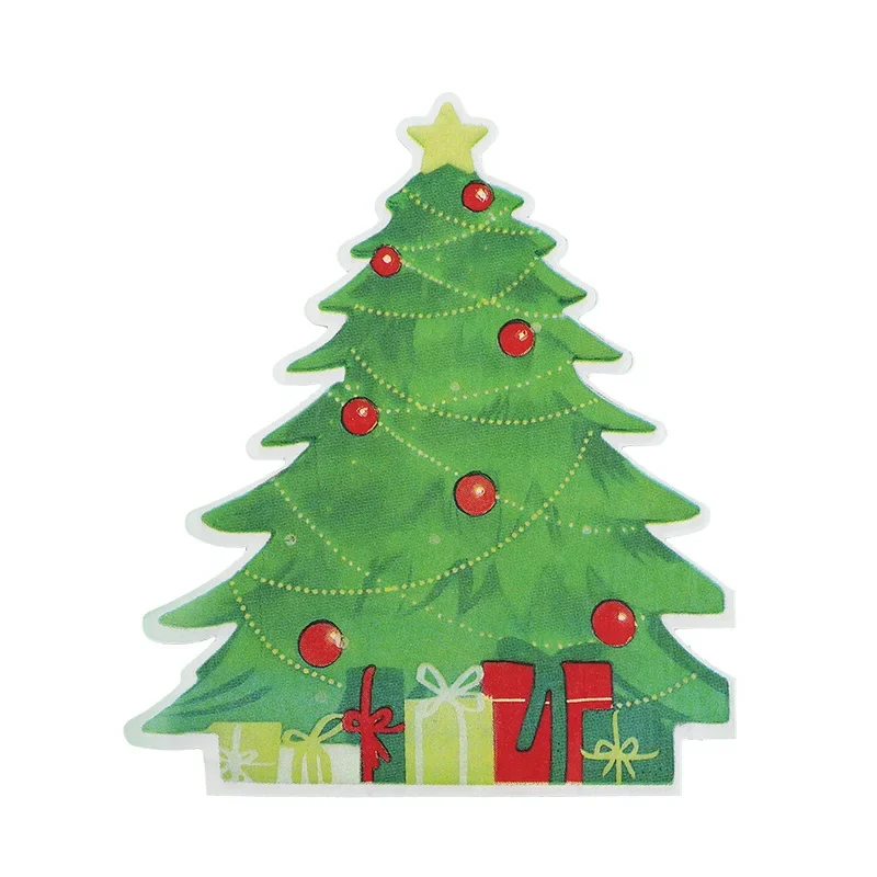 20–100 Stück Weihnachts-Einweg-Papierservietten, niedliche Schneemann-Taschentücher, 2025, Weihnachtsfeier, Zuhause, Tischdekoration, Lieferungen, Neujahr – Detail 14