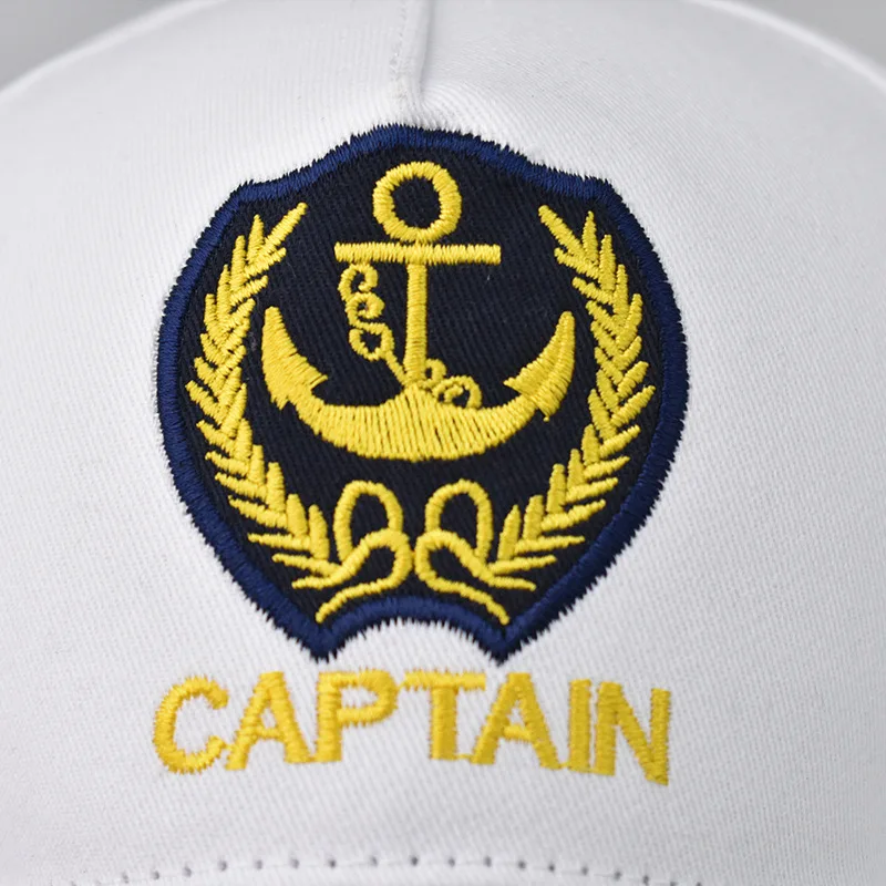 Boating Baseball Cap Adult Yacht Boat Ship Sailor Captain Costume Cotton Hat for Men
