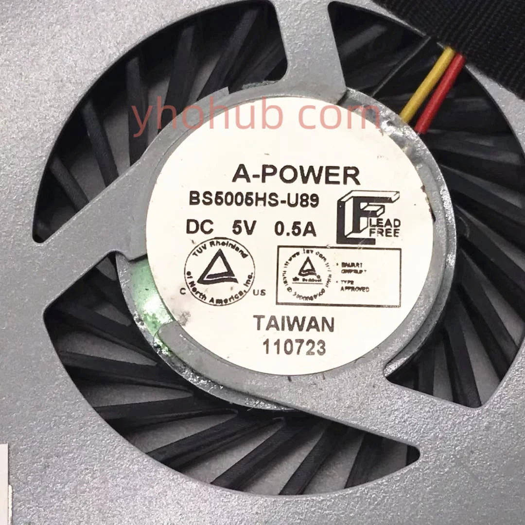 dc ventilador desencapado do servidor de fios