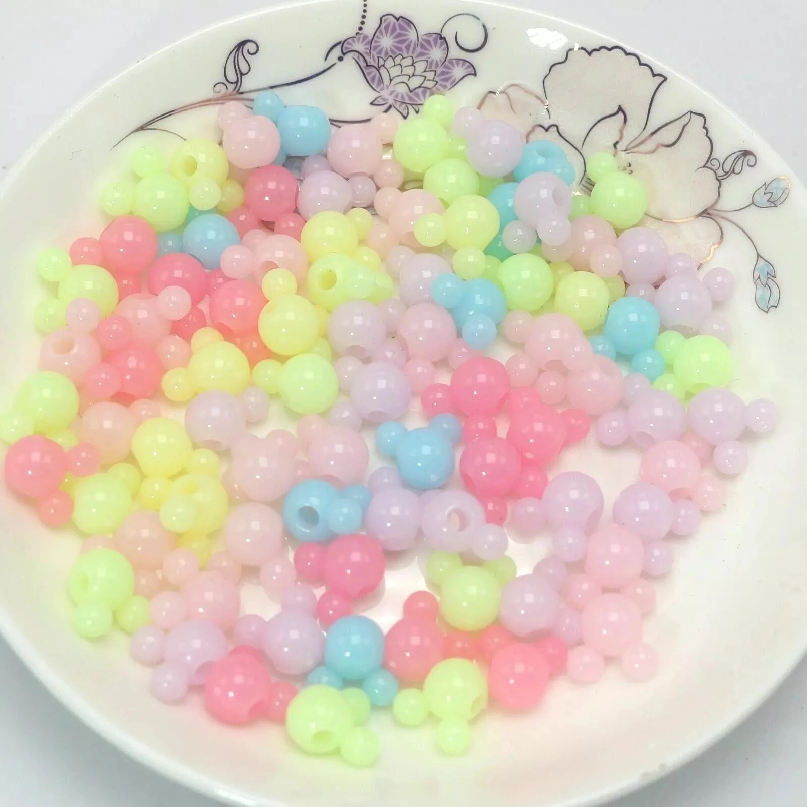 200pcsMixedJellyColorAcrylicMouseFaceBeads10mmJewelryMaking-AliExpress36