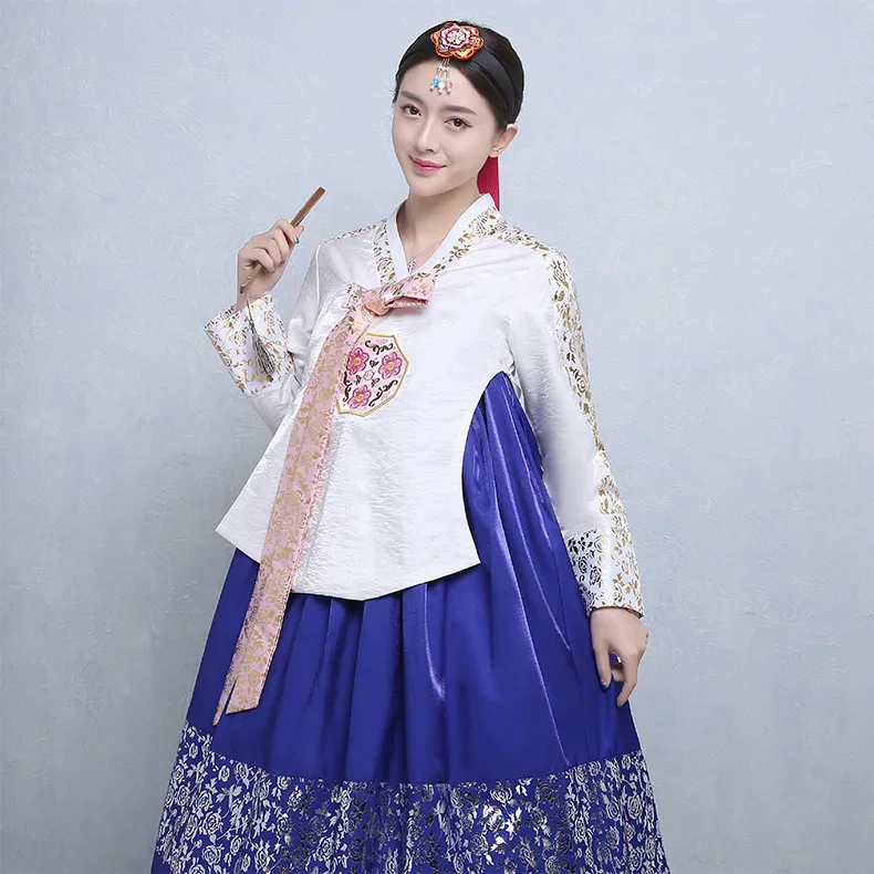 

Traditional Korean Wedding Female Dress Adult Dress Improved Court Costume National Dance Hanbok 한복