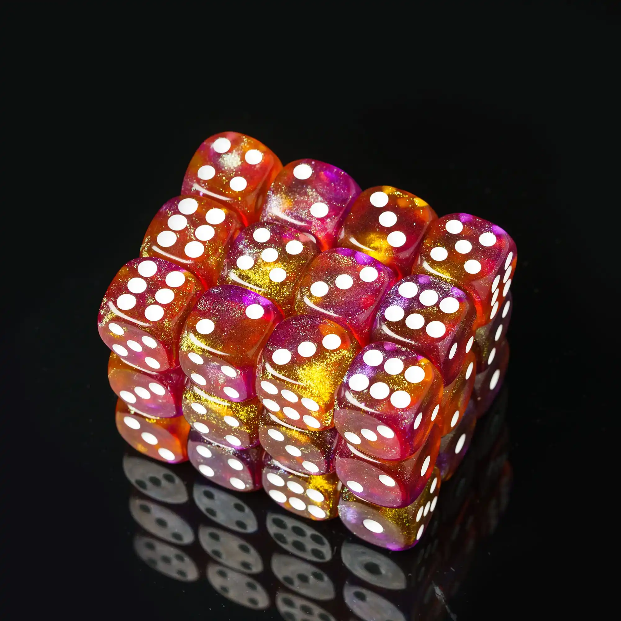 Dice Set 10Pcs D6 Six Sides Dice 16mm Funny Games Dice for RPG Club Gambling Desktop Party Bar Board Game Table Accessories
