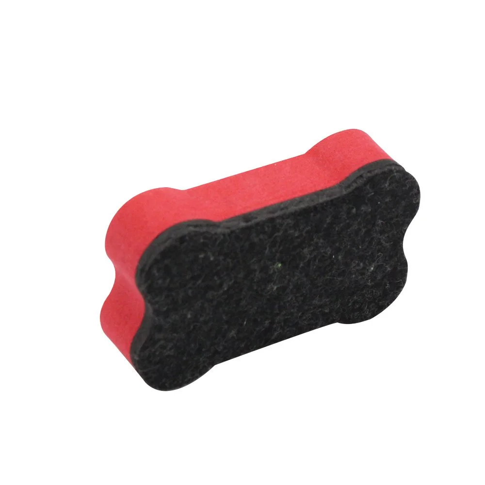 High Quality Magnetic White Board Erasers Cute Bone Drywipe Marker Cleaner School Office Whiteboard Eraser Teacher Teaching tool