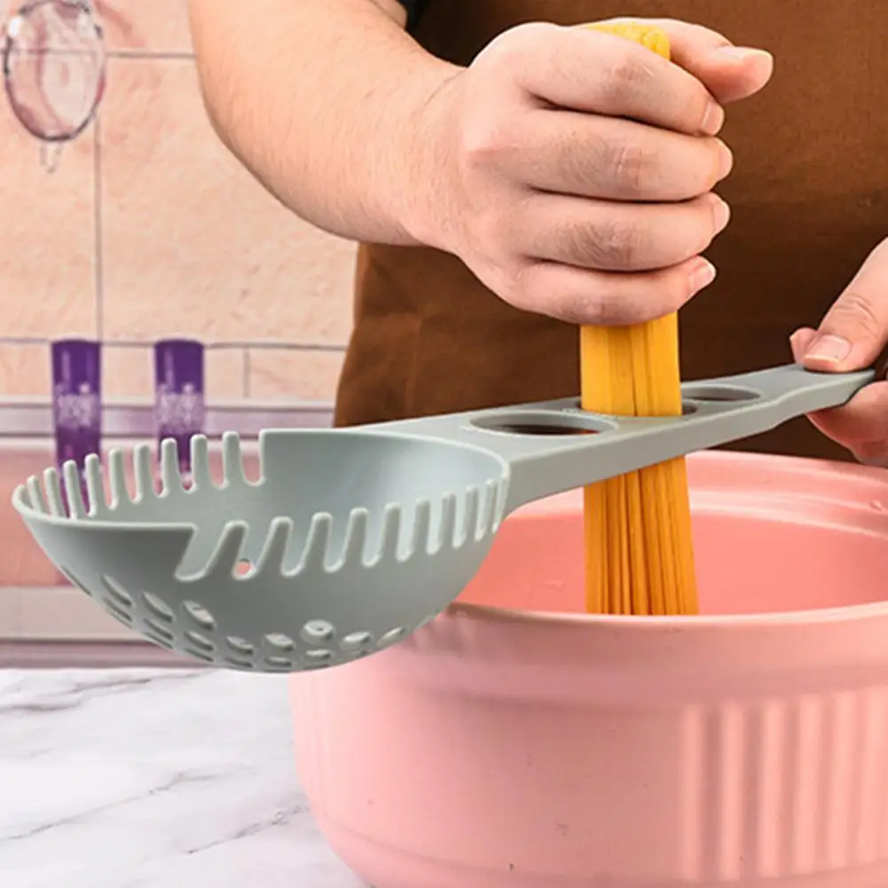 Noodle Spoon Multi-purpose Kitchen Tool Multi-purpose Spaghetti Server Comfortable Grip Ideal for Noodles Meatballs More