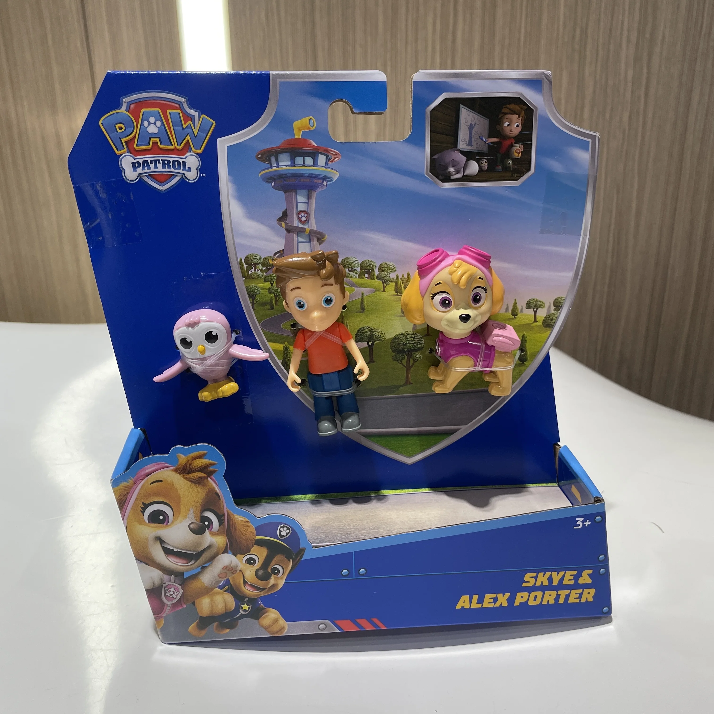 100% genuino Paw Patrol capitán turbo Mayor Goodway Chickaletta Humdinger Danny Yumi conjunto de figuras de acción niños