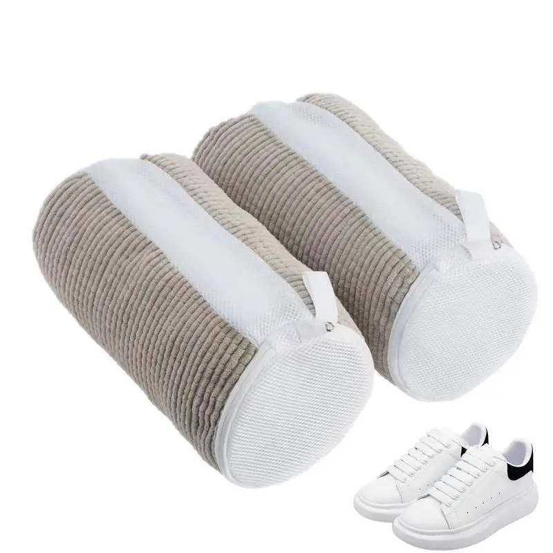 

New Washing Shoes Bag Cotton Laundry Net Fluffy fibers Easily remove dirt Washing Bags Anti-deformation Shoes Clothes Organizer