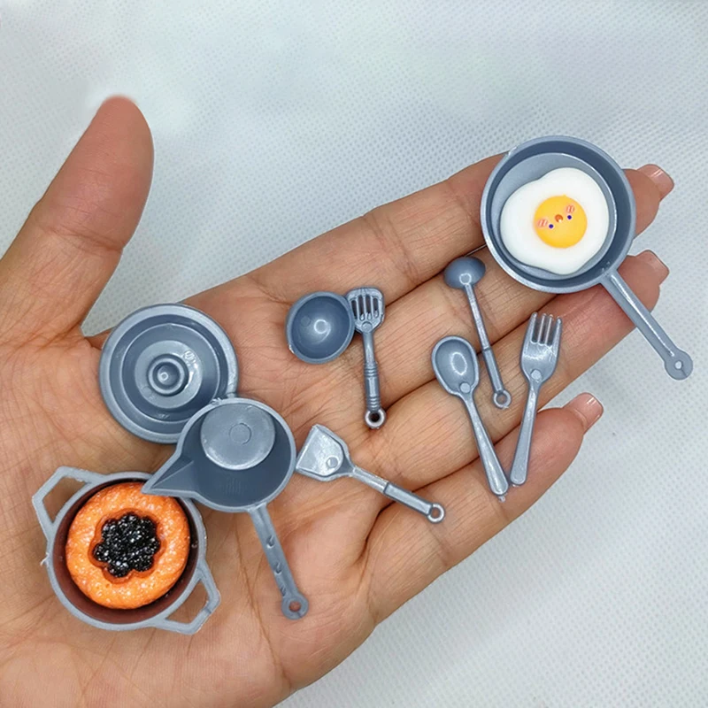 1:12 Dollhouse Miniature Simulation Knife Fork Kitchen Utensils Model DIY Accessories Scene Props Decor Toy