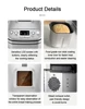 DMWD Household Bread Maker Multi-function Automatic Dough Stirrer Fermentation Smart Electric Bread Baking Machine Yogurt Maker 6