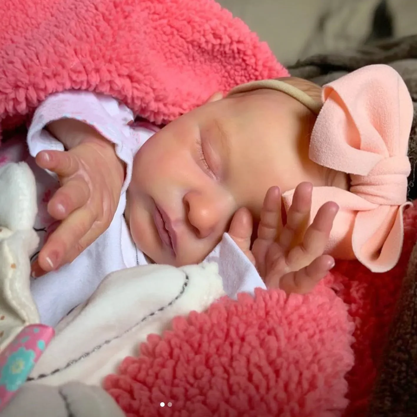 BZDOLL Realistic 50cm Soft Silicone Asleep Cute Reborn Baby Doll With 3D-painting Skin, Alive 20inch Newborn Bebe Birthday Gift 5