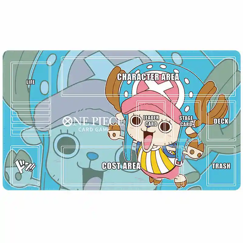 60*35*0.2Cm Diy One Piece Kawaii Luffy Zoro Nami Teach Dedicated Game Card Mat OPCG Battle Game Anime Table Mat Gift Toys