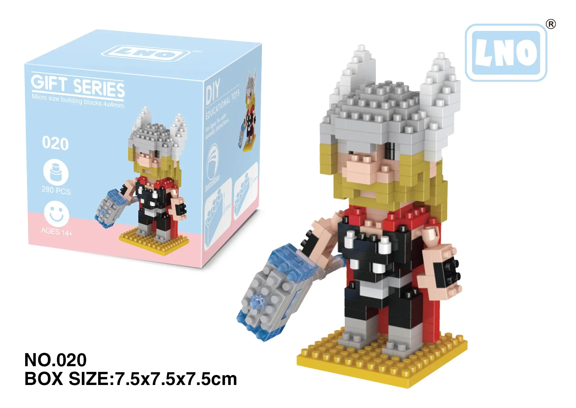 thumbnail image 1 of Bloques de construcción de Disney Avengers Micro Diamond Partículas pequeñas Bloques de construcción ensamblados Iron Man Spider Juguete Bloques de construcción DIY, 1 of 5