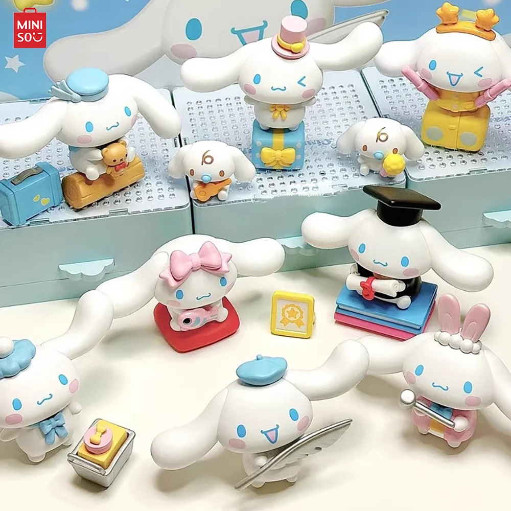 

Original Sanrio Miniso Cinnamoroll Wish List Series Blind Box Ornaments Doll Toy Gift Collectible