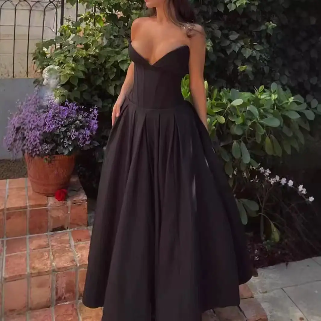 Simple and fashionable trend banquet evening dress skirt