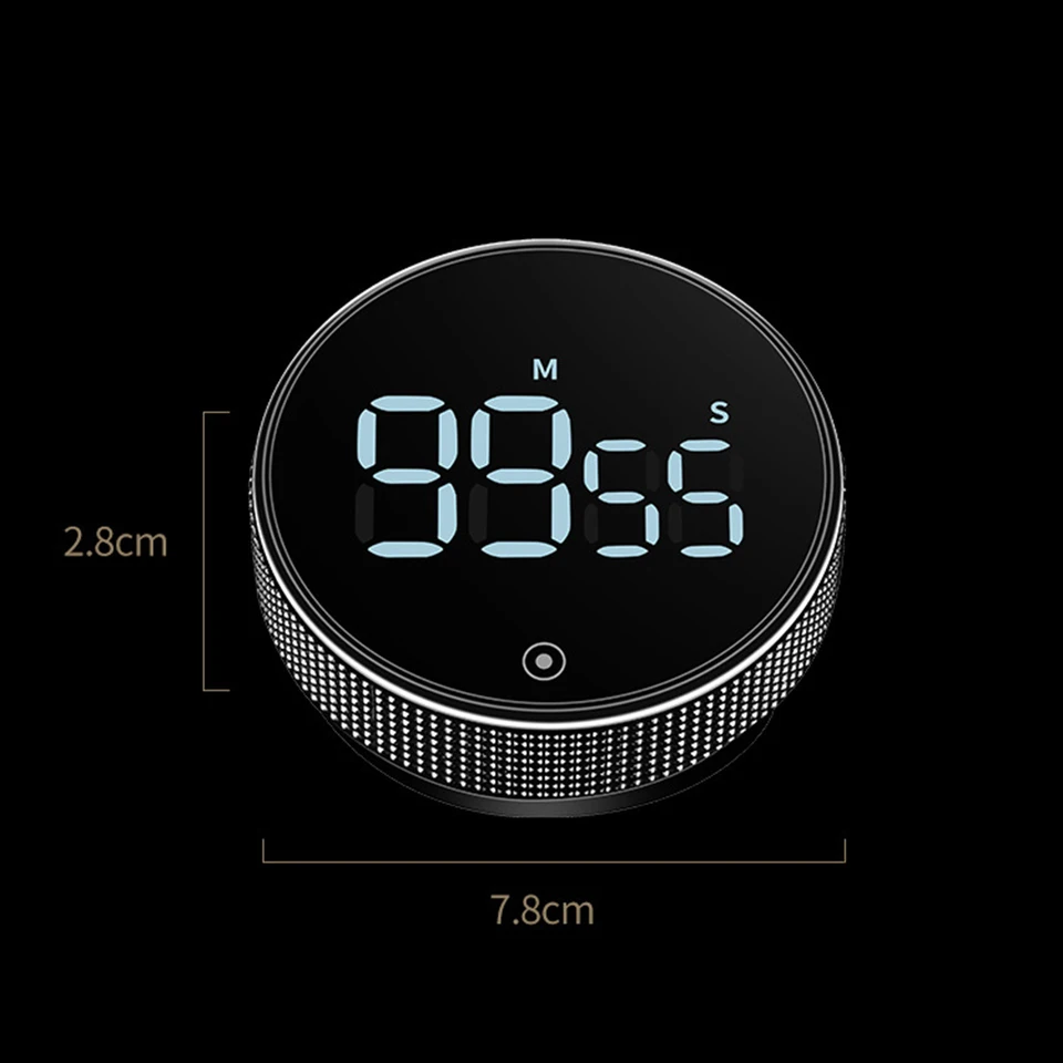 Adjustable Angle Electronic Kitchen Timer with LED Display