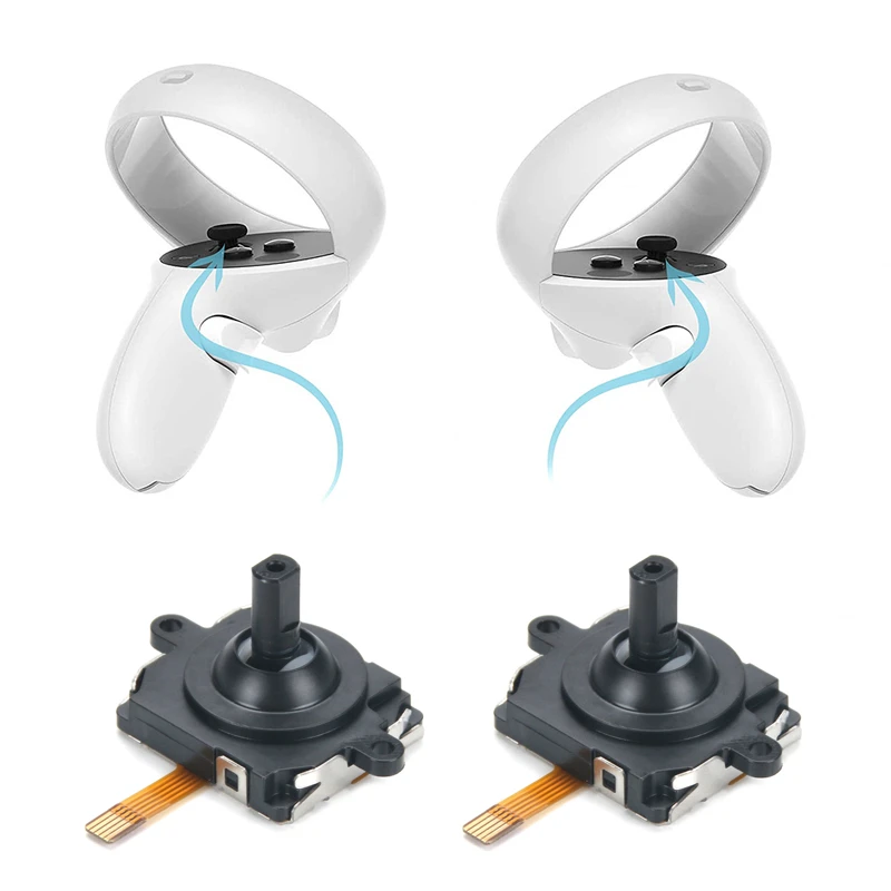 1pc/2pcs 3D Analog Joystick Compatible with Oculus Quest 2 Controller