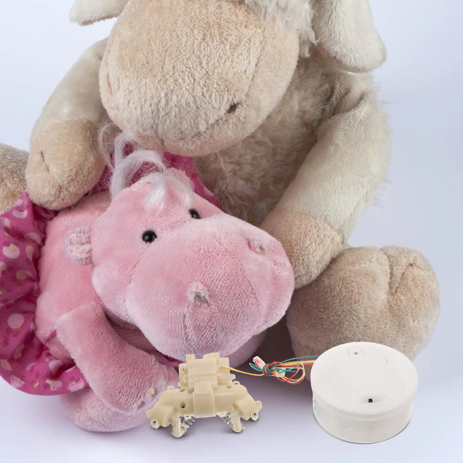 1세트 음성 녹음 전자 움직이는 코끼리 말하는 애완동물 메커니즘 인터랙티브 반복 동물 움직임