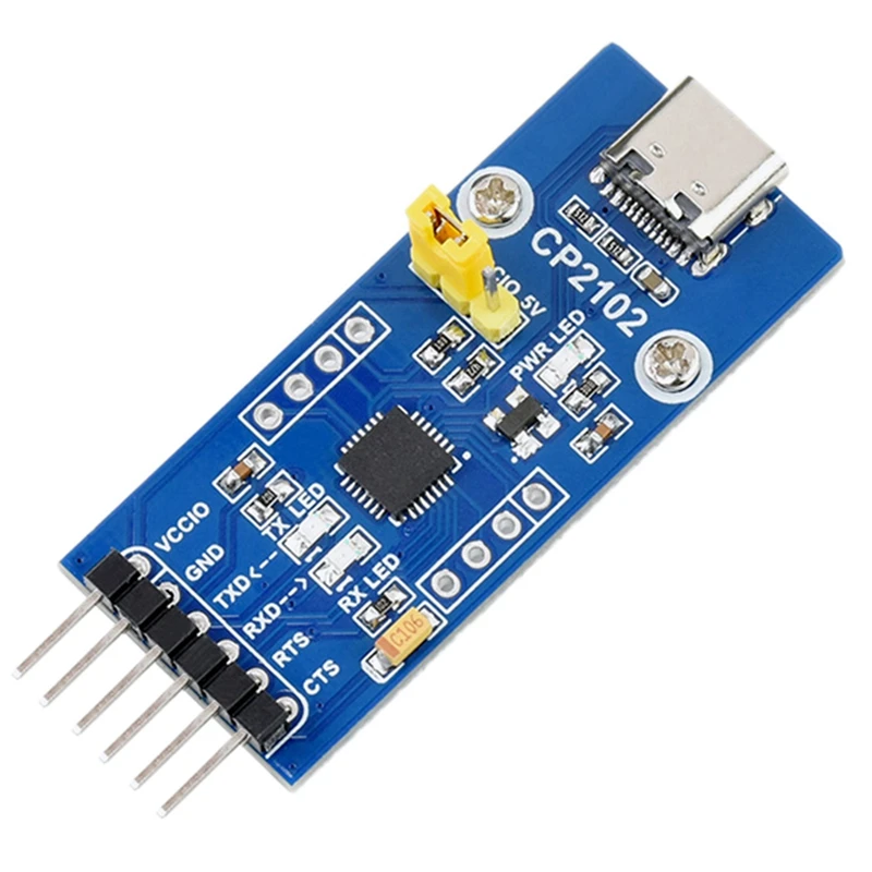 

Waveshare Type C To UART(TTL) Board Universal Serial Communication Expansionboard Module