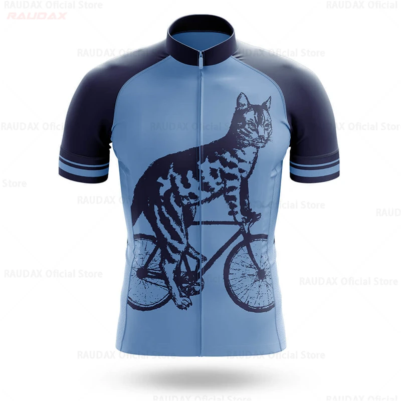 2023 Cycling Jersey Men  CAT Bike Top MTB Bicycle Shirt Mountain Road Riding Clothing Short Sleeve Summer 5