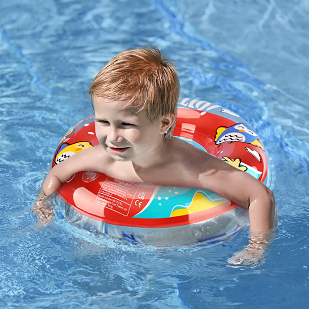 Swimbobo New Style Baby Float Ring Water Toy Kids PVC Inflatable Swimming Underarm Rings Children floats For Summer Floating 3