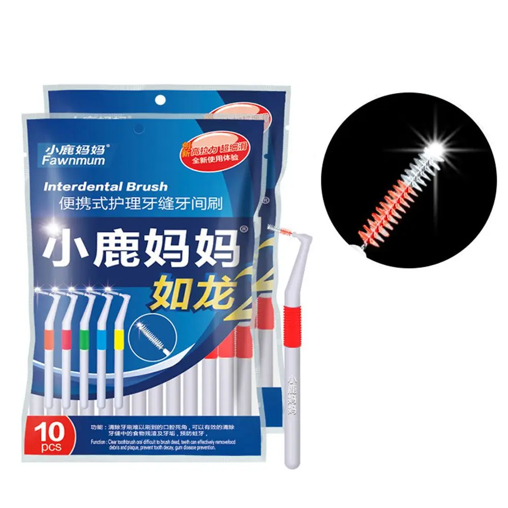

Hygiene Tools Oral Care Toothpick Clean Wisdom Tooth Brush Orthodontic Braces Correction Teeth Braces L Shape Interdental Brush