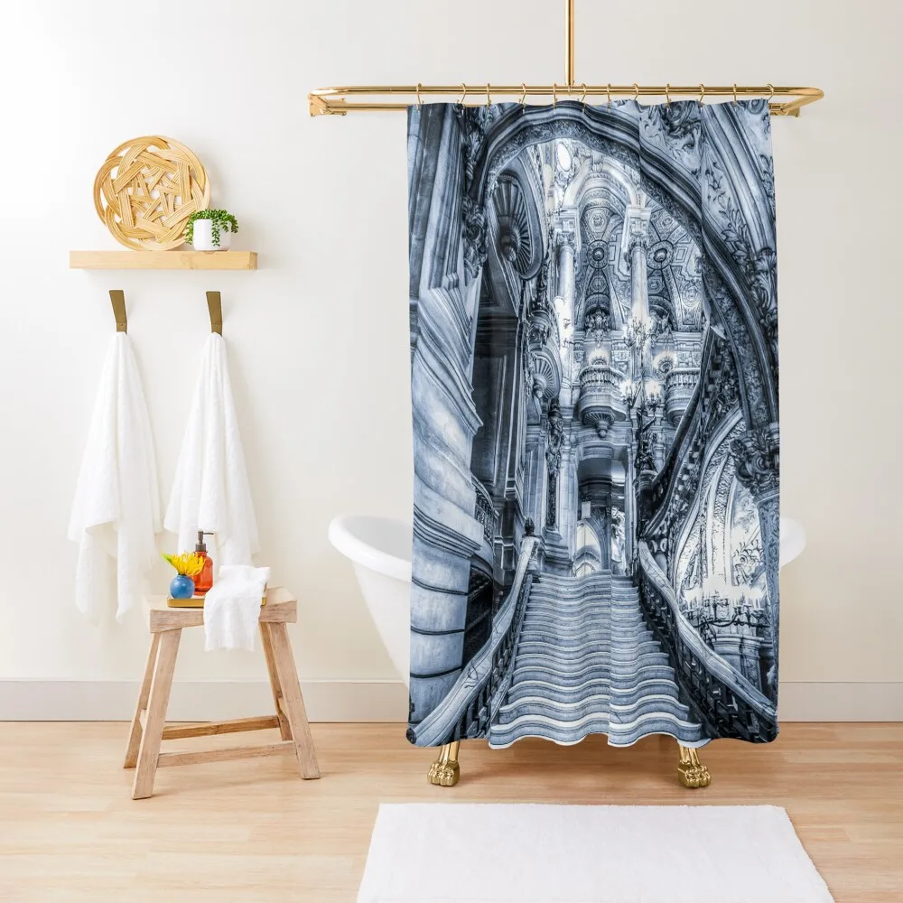 

Opera House, Paris 2 Shower Curtain Cover Transparent Bathroom Shower Bathroom And Shower Curtain