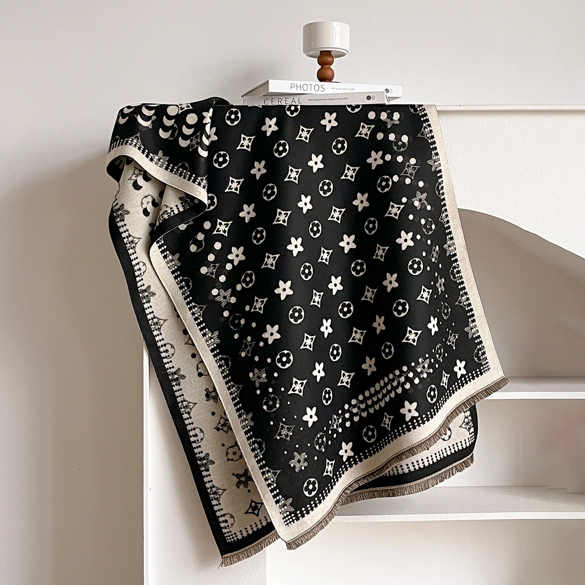 Luxury Brand Cashmere Scarf Women Winter Shawl and Wraps 2025 Design Caps Thick Blanket Bufanda Stoles Echarpe Femme Pashmina