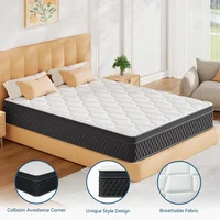 12 Inch Memory Foam Hybrid Mattress with Individually Pocketed Springs, Mattress in a Box 1