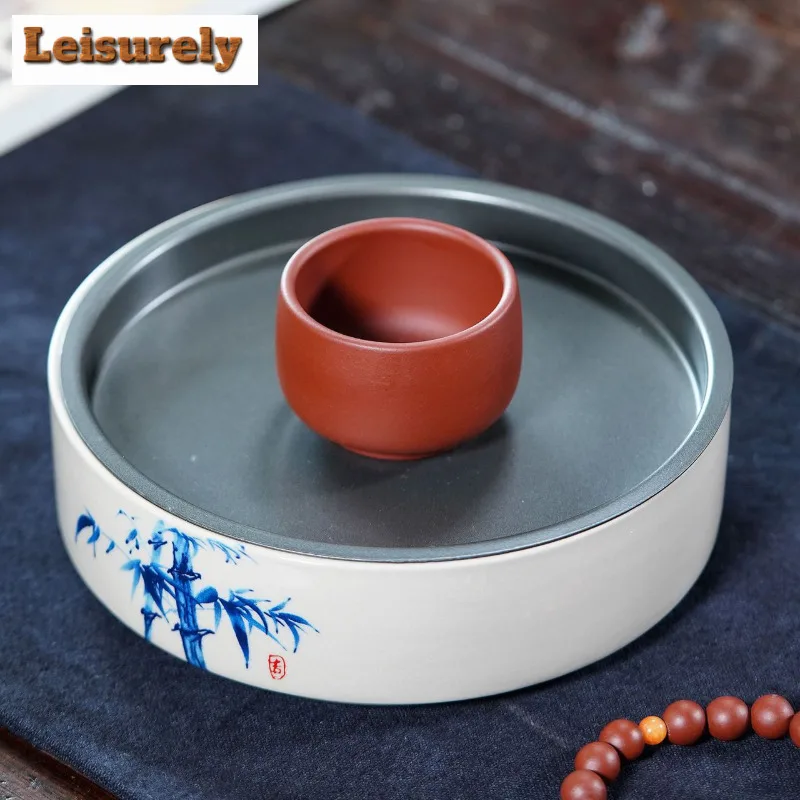 2pc/lot Yixing Purple Clay Teacup Ancient Tea Bowl Mug Tea-tasting Smelling Cup Chazhan Master Cups Zisha Teaset Collection 60ml